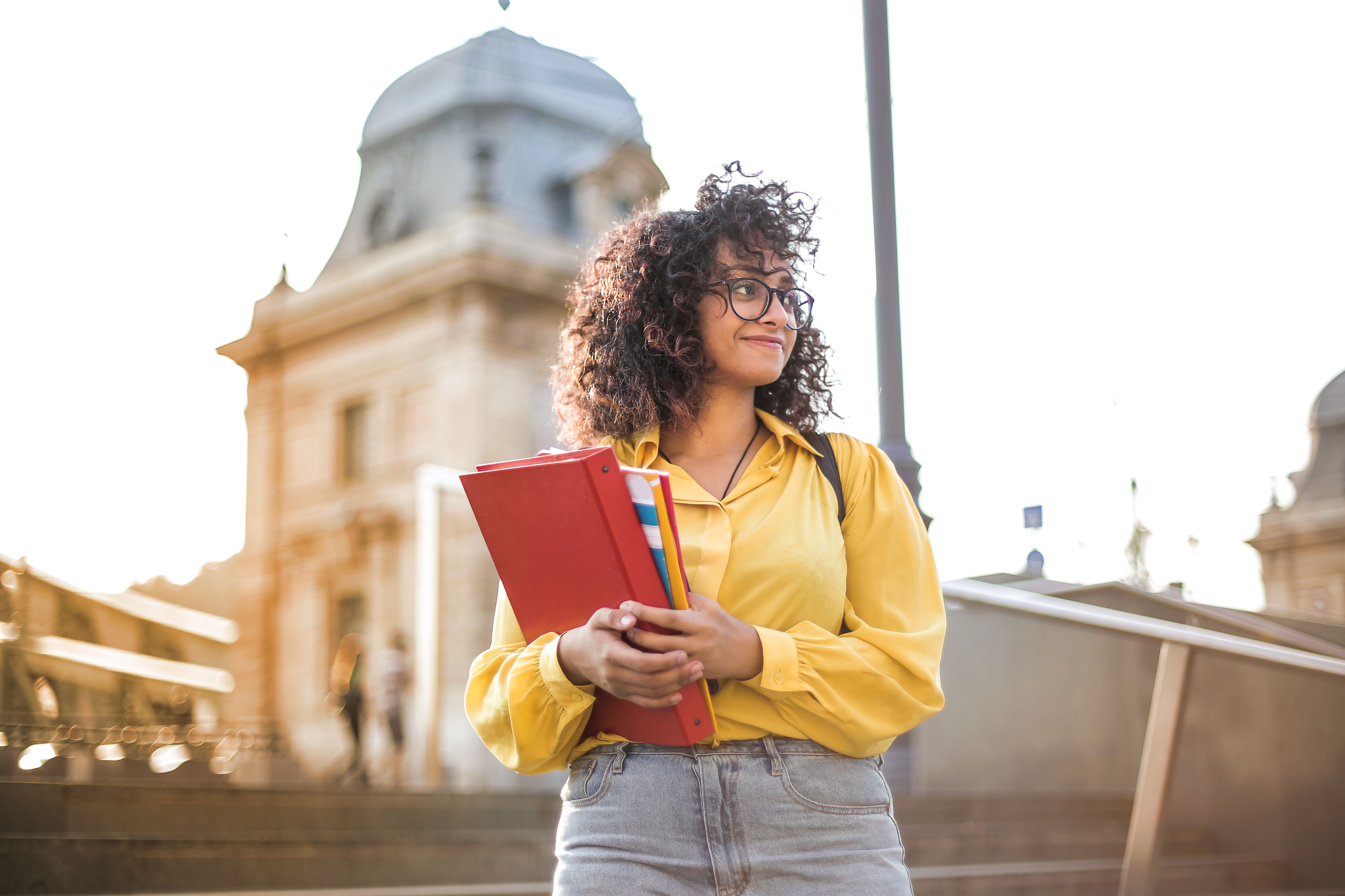 Student preparing for study abroad